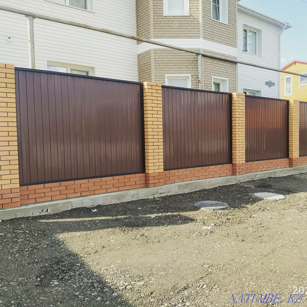 Gates, fences, fences, stairs, railings, awnings. Welding work. Rudnyy - photo 2