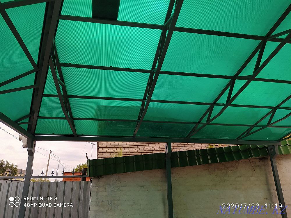 Шатырлар, қоршаулар, қақпалар, торлар өндірісі. Дәнекерлеу жұмыстары.  кенді - изображение 4