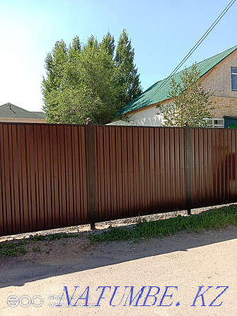 Fences from a professional sheet. Astana - photo 6
