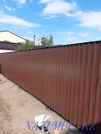 Fences from a professional sheet. Astana - photo 1