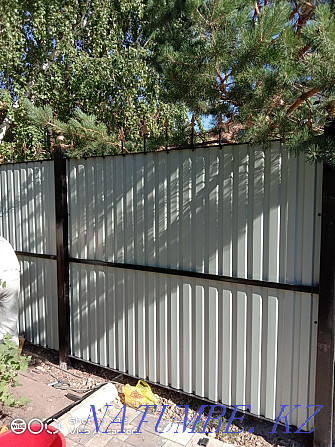 Fences from a professional sheet. Astana - photo 4