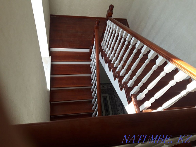 Manufacturing and installation of wooden stairs Aqtobe - photo 5