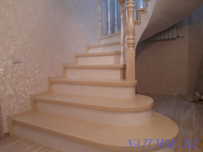 Manufacturing and installation of wooden stairs Aqtobe - photo 4