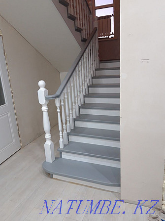 Manufacturing and installation of wooden stairs Aqtobe - photo 6