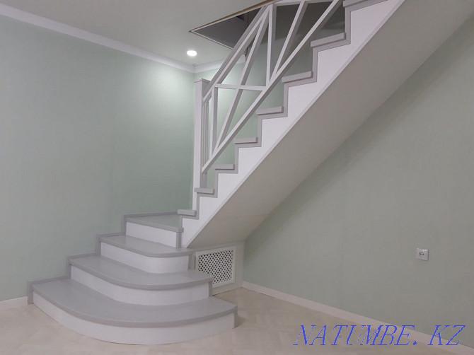 Manufacturing and installation of wooden stairs Aqtobe - photo 3