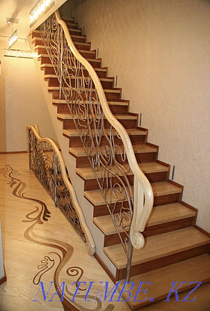 Railing on the stairs of Almaty. Gates. Forged products. Turnkey forging Almaty - photo 6