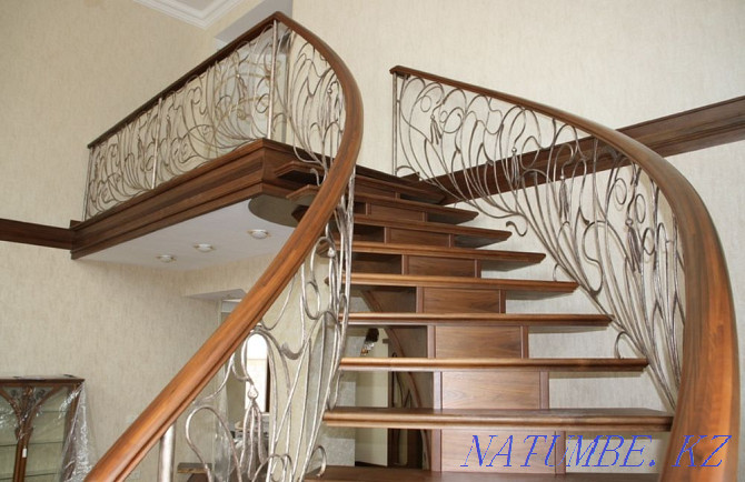 Railing on the stairs of Almaty. Gates. Forged products. Turnkey forging Almaty - photo 7