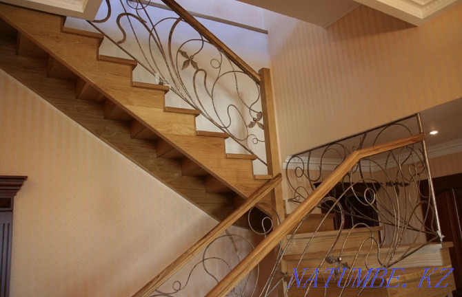 Railing on the stairs of Almaty. Gates. Forged products. Turnkey forging Almaty - photo 4