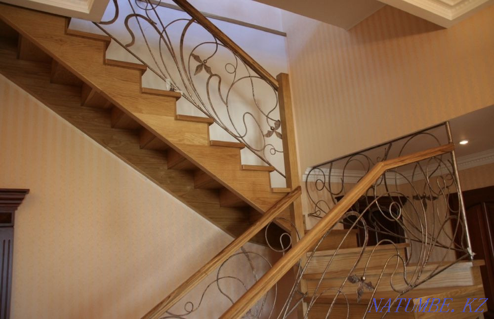 Railing on the stairs of Almaty. Gates. Forged products. Turnkey forging Almaty - photo 4