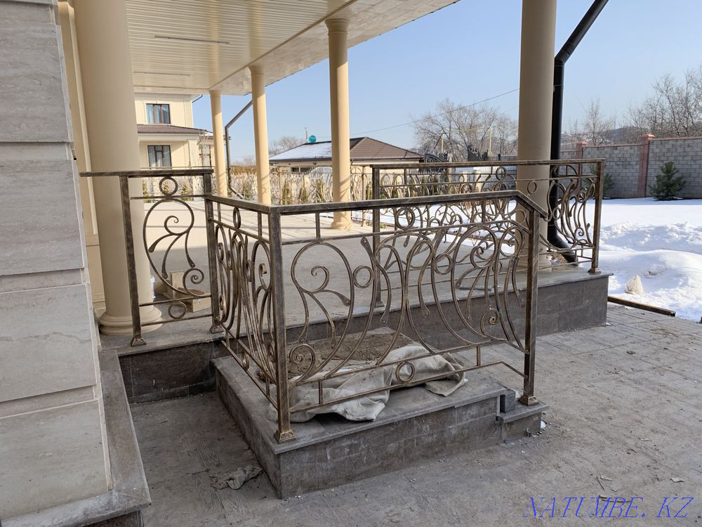 Forged railings of Almaty, votors, gratings, gates, metal structures Almaty - photo 2