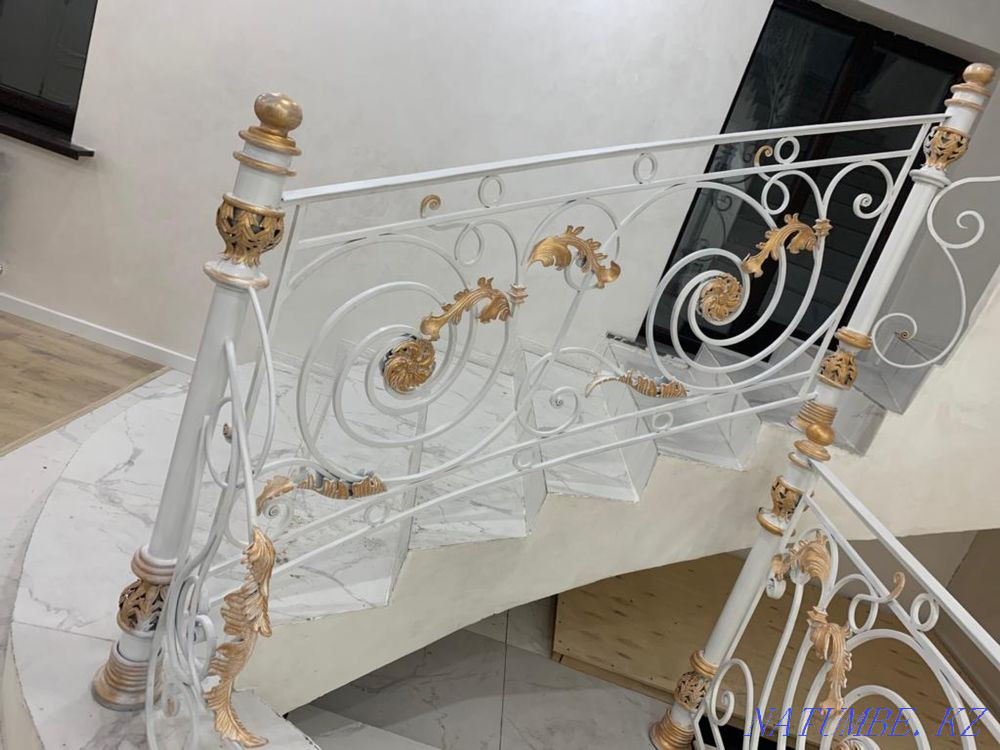Forged railings of Almaty, votors, gratings, gates, metal structures Almaty - photo 1