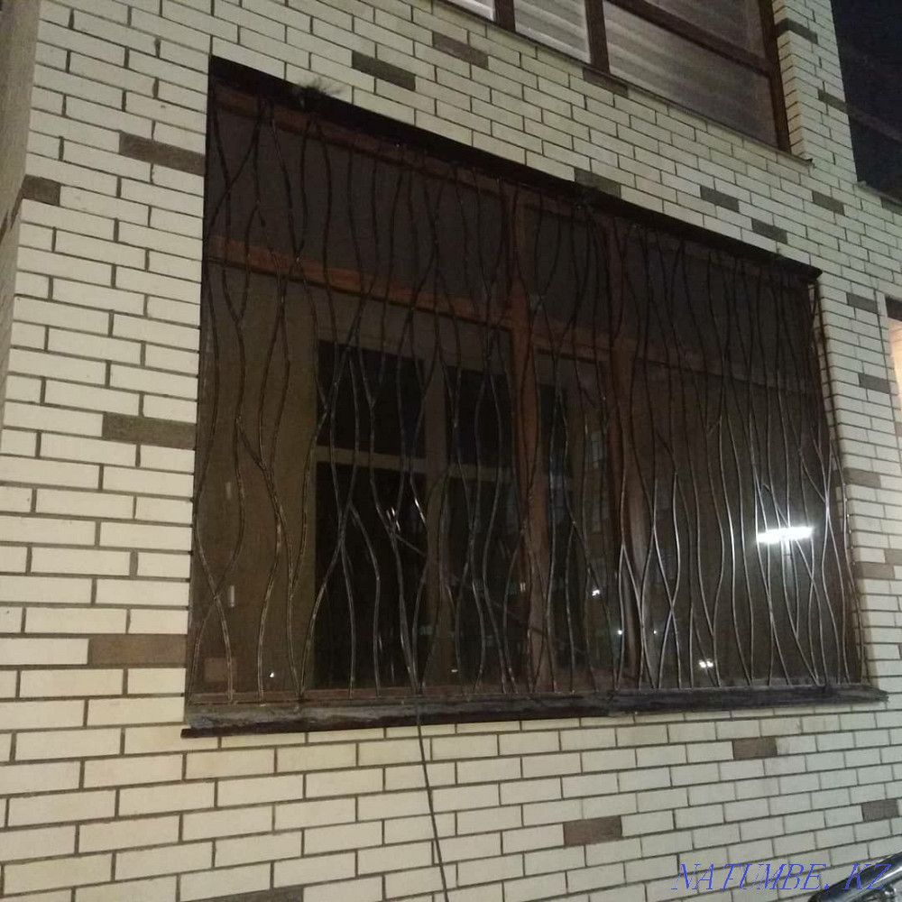 Кованные и простые решотки на окна,надёжные и красивые,любые объёмы! Астана - изображение 2