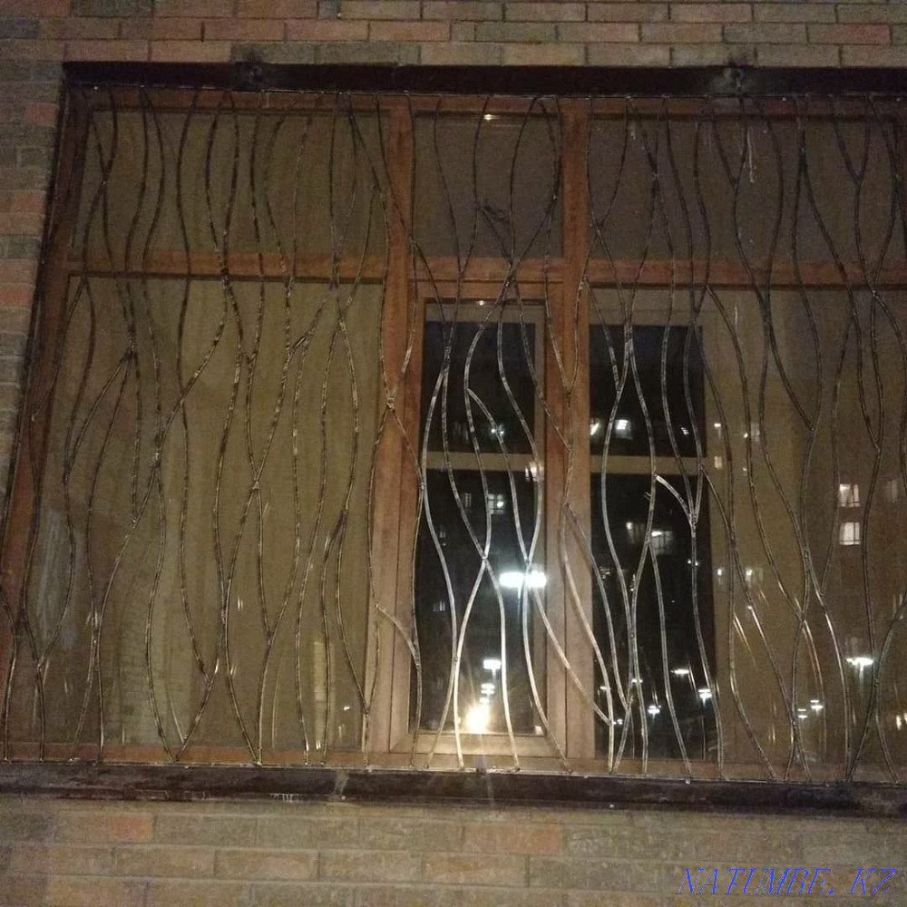 Кованные и простые решотки на окна,надёжные и красивые,любые объёмы! Астана - изображение 3