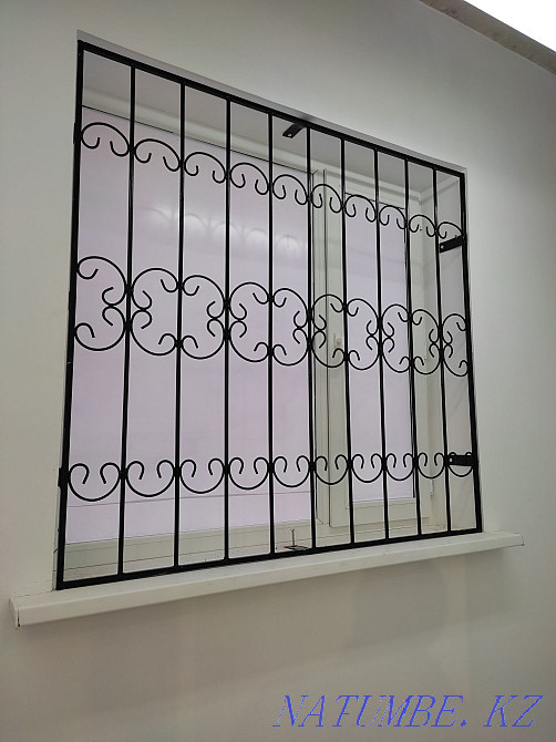 Кованные и простые решотки на окна,надёжные и красивые,любые объёмы! Астана - изображение 4