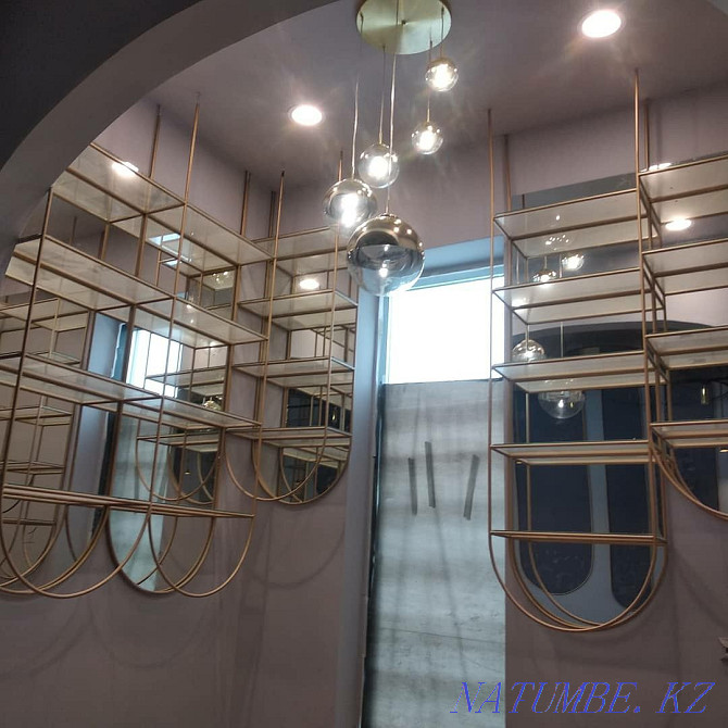 The embodiment of Design ideas for metal and glass, mirrors! Astana - photo 4