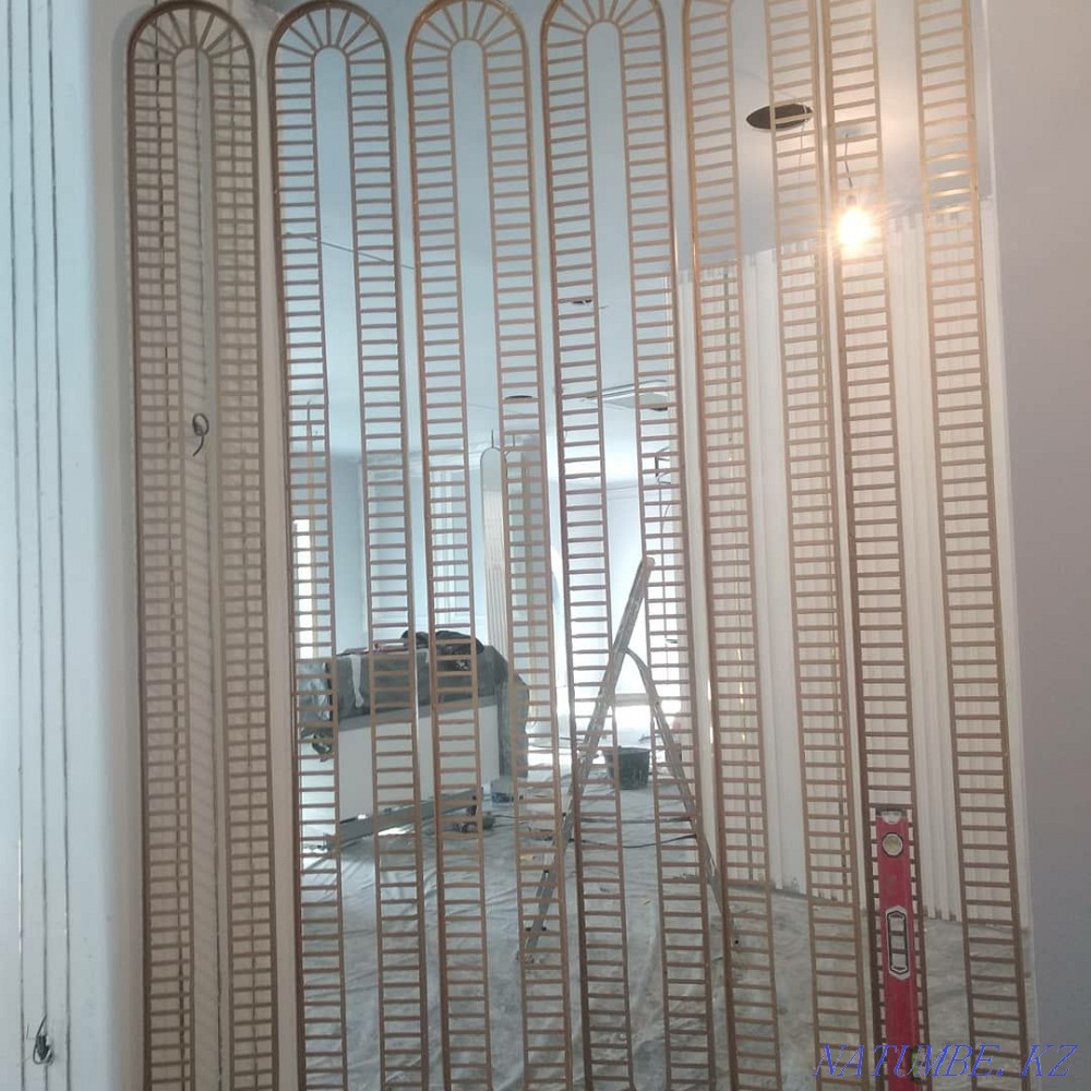 The embodiment of Design ideas for metal and glass, mirrors! Astana - photo 6