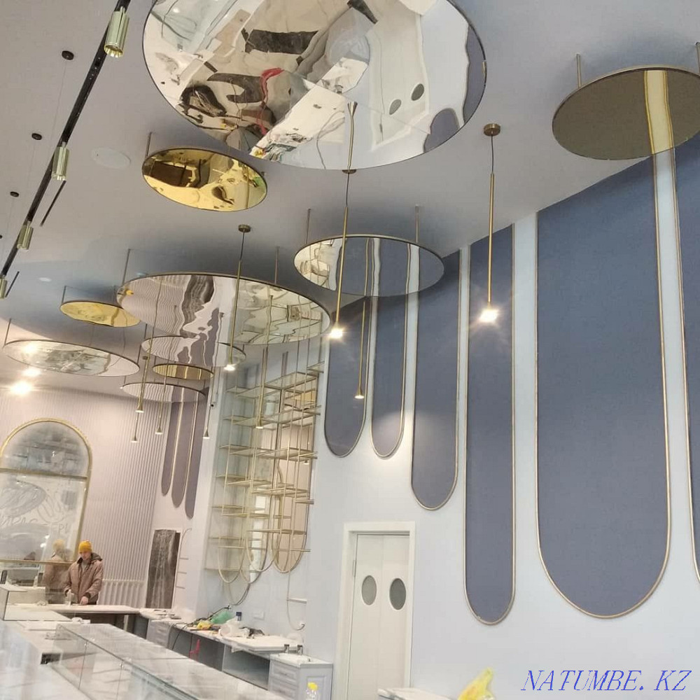 The embodiment of Design ideas for metal and glass, mirrors! Astana - photo 3