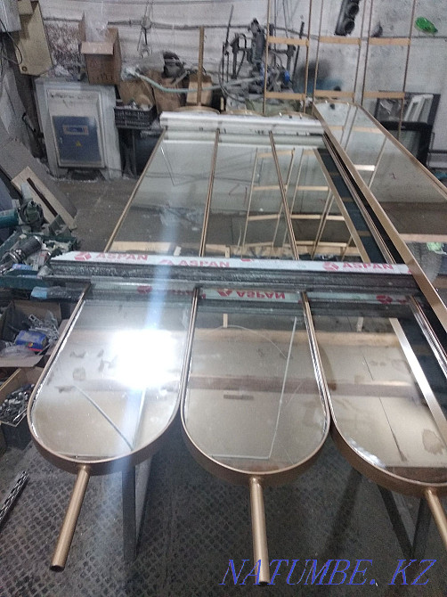 The embodiment of Design ideas for metal and glass, mirrors! Astana - photo 1