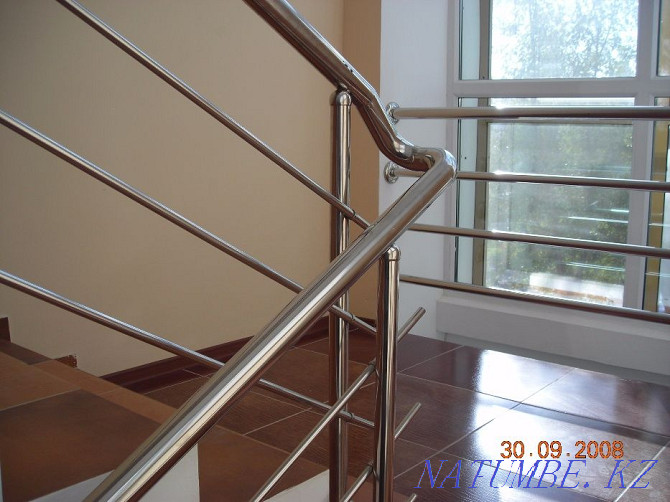 Chrome-plated railings, handrails, stair railings, etc. Aqtobe - photo 1