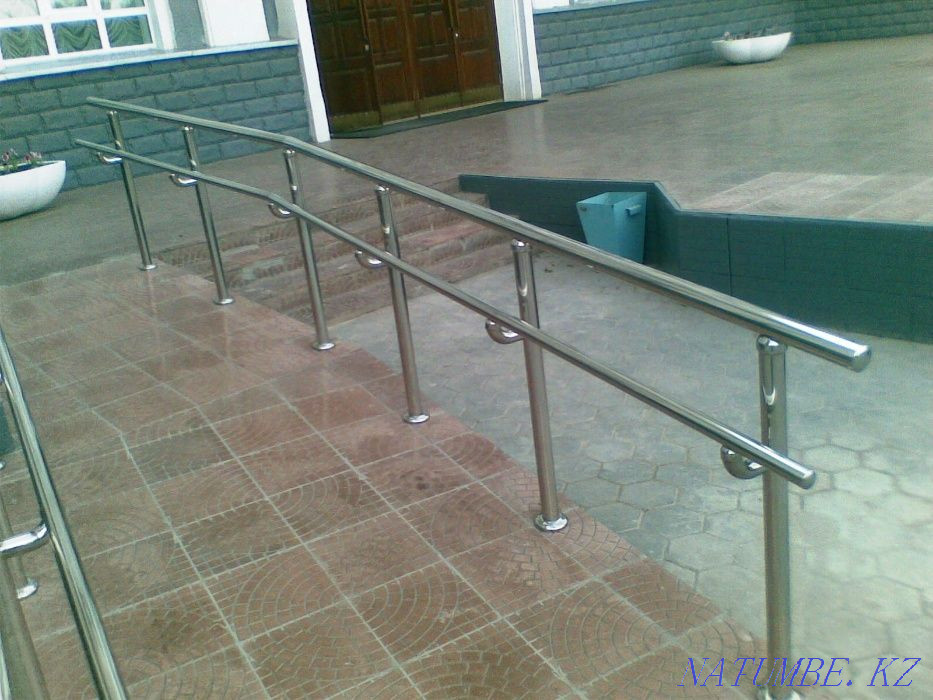 Хромированные перила,поручни,ограждения лестниц и т.д. Актобе - изображение 3