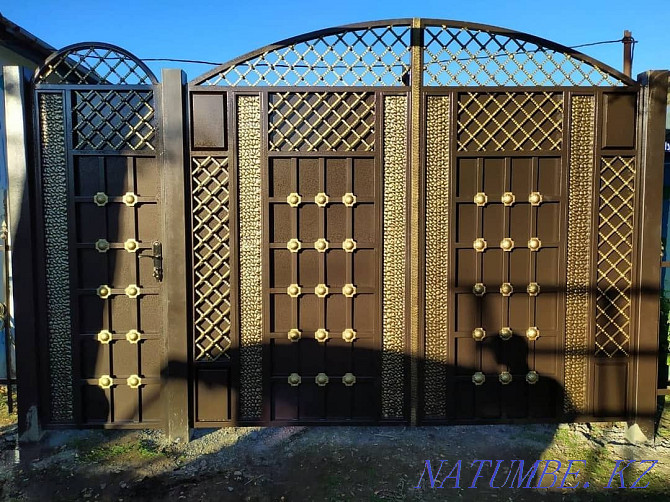 Entrance gates swing and retractable Almaty - photo 4