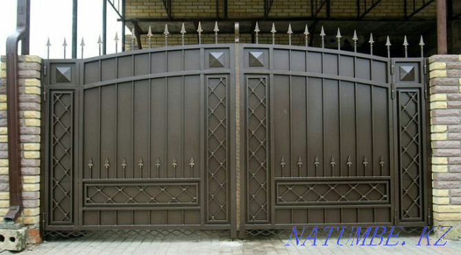 Entrance gates swing and retractable Almaty - photo 5