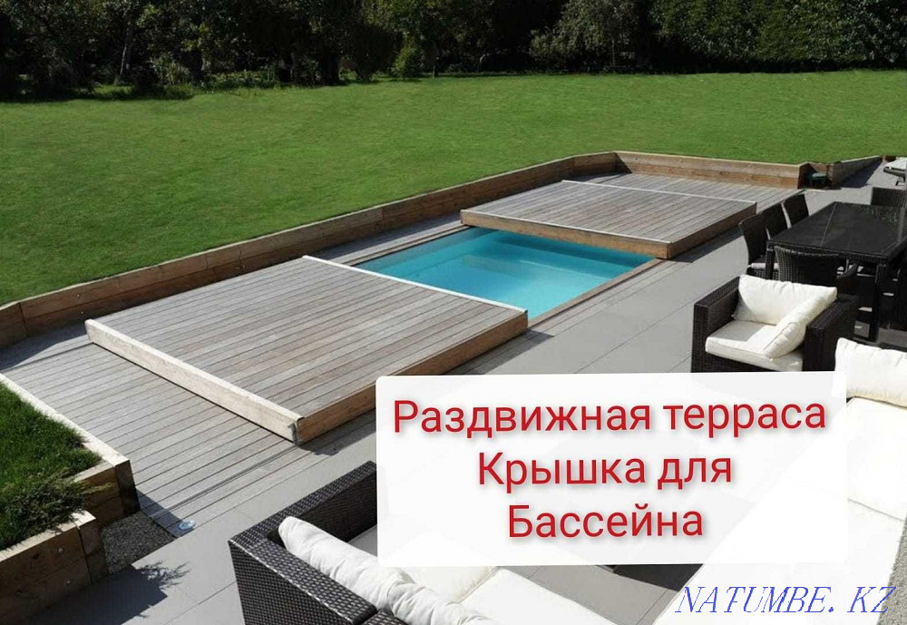 DISCOUNTS Sliding Terrace/Pool Cover from Decking in Almaty Almaty - photo 1
