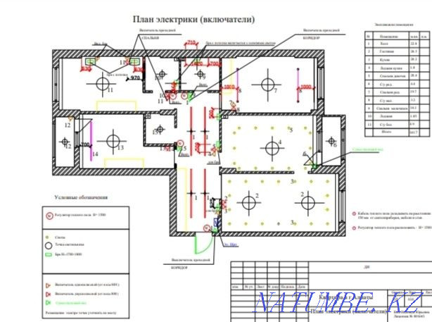 Выполняю план электрики Алматы - изображение 4