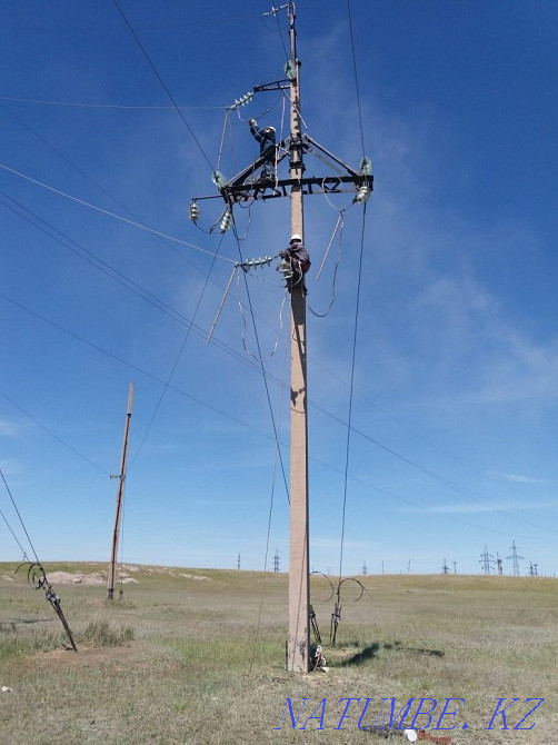 Electrician 24/7 up to and above 1000 in claws, manholes counters QUALITY GUARANTEE Temirtau - photo 2