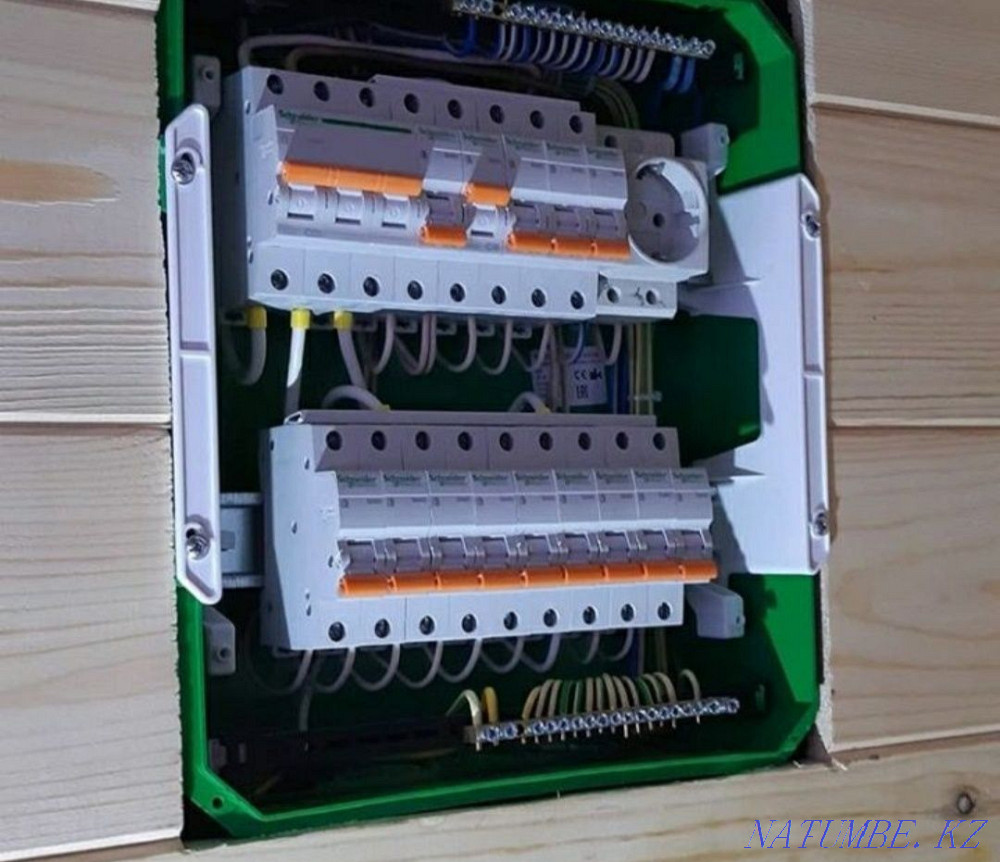 Электрик монтаж оборудования от 380 до 10 000в. Генератор ремонт и т д Шымкент - изображение 1