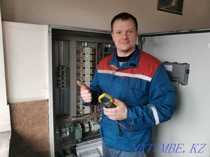Inexpensive electrician Astana, installation of chandeliers, sockets, perforator services Astana - photo 1