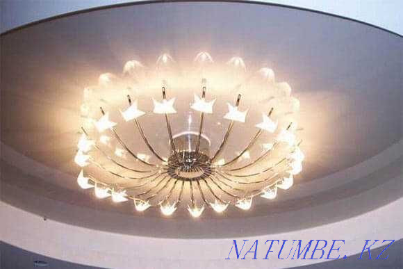 Inexpensive electrician Astana, installation of chandeliers, sockets, perforator services Astana - photo 5