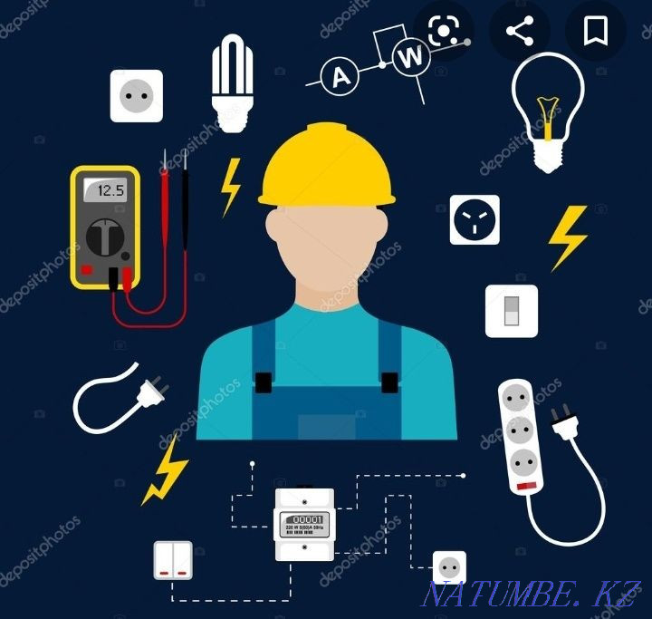 Electrician 24/7 Not expensive Almaty Almaty - photo 1