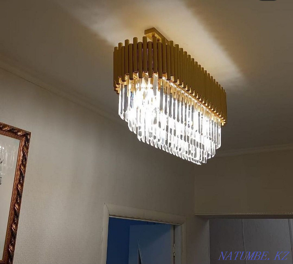 Installation of chandeliers, sconce fixtures. Atyrau - photo 4