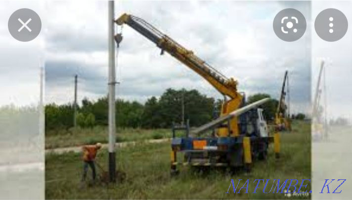 Установка столбов алматы Алматы - изображение 1