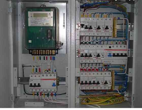 Электрик услуги монтаж электричества дома офиса квартиры Almaty