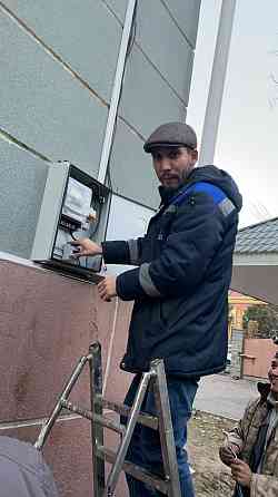 Хороший электрик Алматы Недорого выезд и вызов на дом Столб Трансформа Almaty