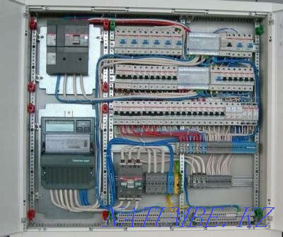 Work with electricity. Cabling. Installation of couplings. Connection Kostanay - photo 4