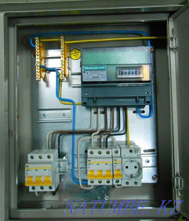 Electrician for home and office. Replacement of counters, automatic machines, repair of electrical panels, Ekibastuz - photo 2