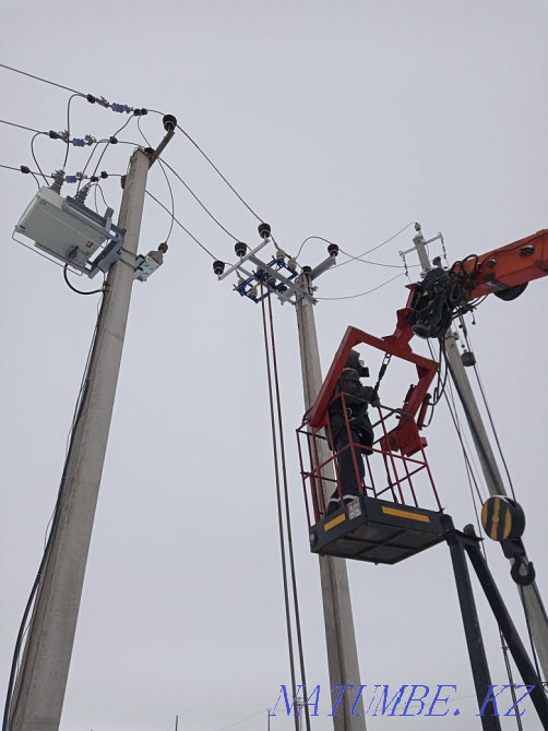 .электрик.сымдар. жұмыс. түзу. 0.4. -10.кв.кт.  Ақтөбе  - изображение 1