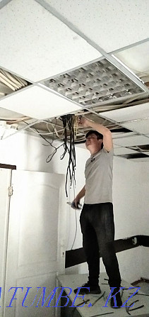 Almaty electrician urgent departure experienced power engineer installation automatic pole tp Almaty - photo 2