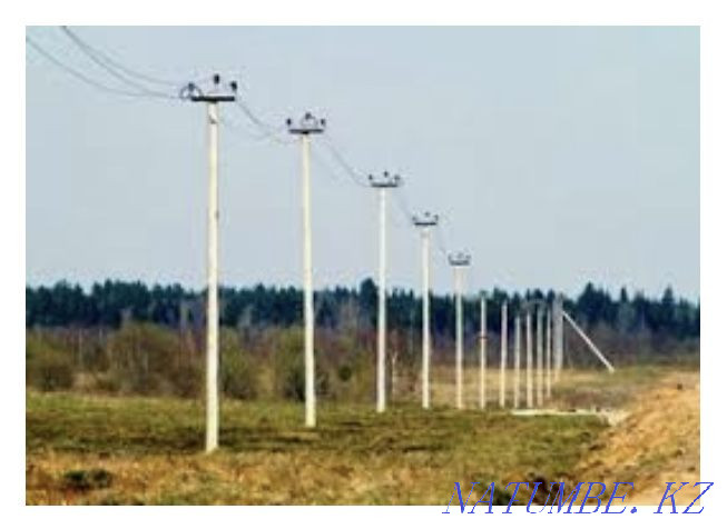 ELECTRICIAN ALMATY, transfer of POLES, installation of reinforced concrete poles of power lines Almaty - photo 2