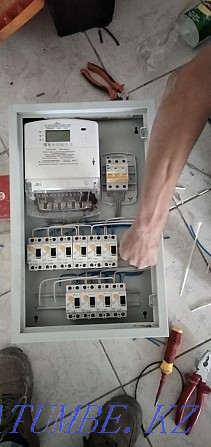 Almaty electrician urgent departure experienced power engineer installation automatic pole tp Almaty - photo 6