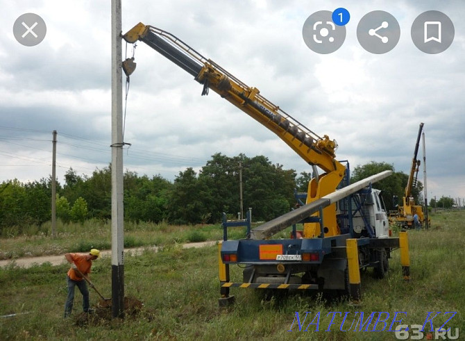 Installation of Electric Poles Connecting from poles Almaty Electric Almaty - photo 1