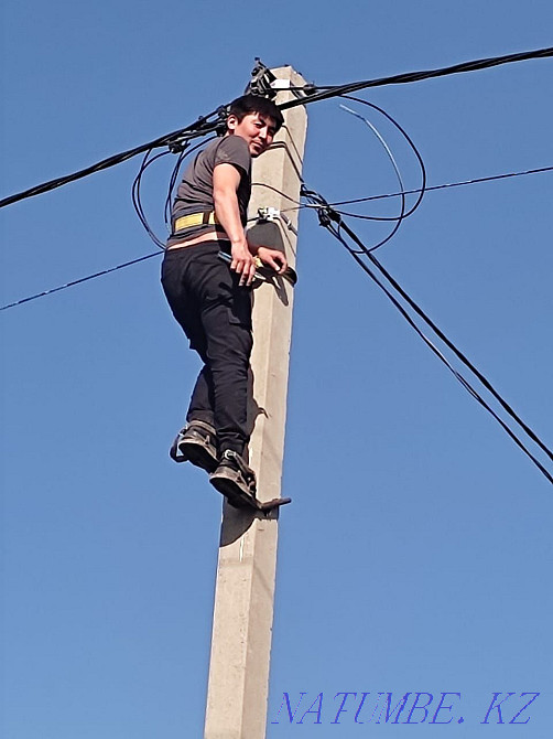 Electrician kaskelen urgent departure good experienced power engineer installation pole Qaskeleng - photo 1