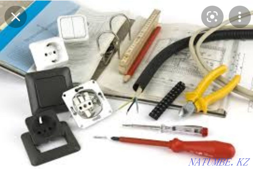 Electrician 24/7 electrical installation work Almaty - photo 1
