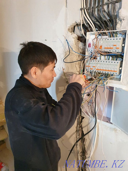 Electrician, electrician services 24/7 support, installation of square meters, repair stove, KIPETS, Astana - photo 2