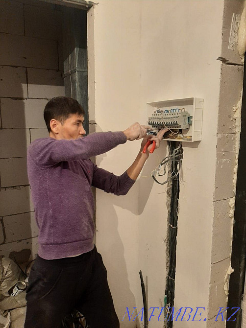 Electrician, electrician services 24/7 support, installation of square meters, repair stove, KIPETS, Astana - photo 4