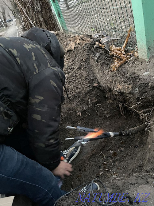 ЭЛЕКТРИК!!! Все виды услуги электрика! Установка муфты! Столб. Недорог Алматы - изображение 8