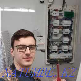 Электрик недорого установка люстр розеток услуги перфоратора Астана - изображение 1